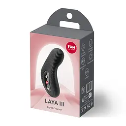 Накладний вібратор Fun Factory LAYA III Black, ефект постукування пальцем - мініатюра 4
