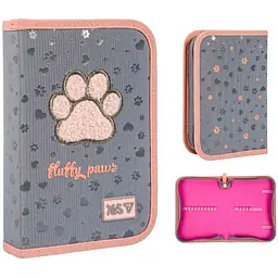 Пенал жорсткий Yes одинарний без клапана HP-02 Cute paws