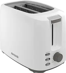 Тостер Aiwa ABT-700 ASATAN 750Вт/ 2 відділення/мех. управління/розморожування/підігрів булочок/білий
