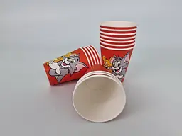Одноразові паперові стакани з малюнком для напоїв "Tom and Jerry" об'ємом 400 мл 50 шт/уп. - мініатюра 6