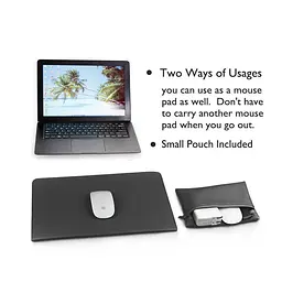 Чохол шкіра MacBook Pro 13 Wiwu Blade Flap Case конверт футляр кишеня - мініатюра 4