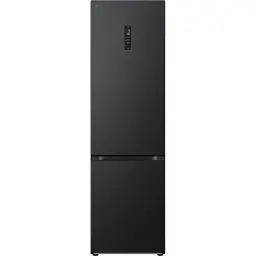 Холодильник LG с нижним морозильным отделением 203x60х68 холод.отд. 277 л мороз.отд. 110л 2дв. А++ NF инв. диспл. внеш. зона светильников Metal Fresh черный