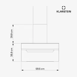 Витяжка Klarstein BigBite 60 A++ (10045552) - мініатюра 10