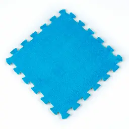 Підлога-пазл плюшевий БЛАКИТНИЙ 30x30x1cm (D) SW-00002090 - мініатюра 3