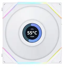 Вентилятор Lian Li Uni Fan TL Wireless LCD 120-1 Reverse White (G99.12RTLLCD1W1W.00)