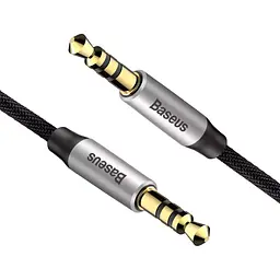 Кабель Baseus Yiven M30 3.5 mm to 3.5 mm 1.5m Black (CAM30-CS1) [136671] - мініатюра 3