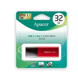 Флеш-накопичувач Apacer USB 3.2 Gen 1 AH25B 32Gb Червоний - мініатюра 2