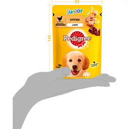 Корм для цуценят Pedigree Junior з куркою та рисом в желе 100 г - мініатюра 7