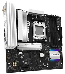 Материнська плата AsRock A620AM PRO RS WIFI (A620AM PRO RS WIFI) (Socket AM5, AMD A620A, Micro-ATX) - мініатюра 2