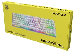 Клавіатура Hator Gravity X TKL Помаранчево-білий (HTK551UA) - мініатюра 5