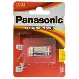 Батарейка Panasonic CR 123 х 1 LITHIUM (CR-123AL/1BP)