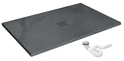 Душовий піддон Rea grey Rock 80x120 REA-K4583, Сірий - мініатюра 2