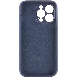Чохол Silicone Case Full Camera Protective AA для Apple iPhone 14 Pro 6.1" Темно-синій / Midnight blue - мініатюра 2