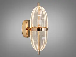 Настінне бра Diasha B1760 золото LED 6 Вт - мініатюра 2