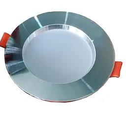 Панель LED downlight 5W 5000K срібло+срібло Premium 