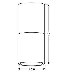 Точковий світильник Candellux 2281728 TUBA - мініатюра 4