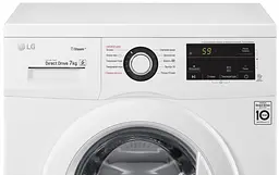 Пральна машина LG з фронтальним завантаженням F2J3HS0W, 7кг, 1200, A+++, Пар, глибина 44см, Дисплей, Інвертор, Білий (F2J3HS0W) - мініатюра 4