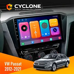 Штатна магнітола Volkswagen Passat 2012-2021 Cyclone C10-001 2x32 CPL Cyclone (НФ-00004587)