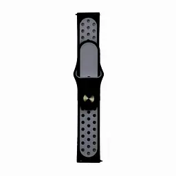 Ремінець Nike Sport 20mm Samsung Watch Active/Galaxy S4 42/44mm/Gear S2 Classic/Xiaomi Amazfit Чорний - мініатюра 2