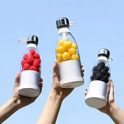 Портативний блендер у пляшці MINI JUICER / Блендер-пляшка 350 мл Блендер акумуляторний 40 Вт - мініатюра 2