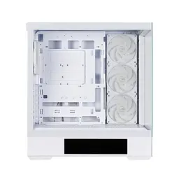 Zalman Корпус P40 DS без БЖ, 2xUSB3.0, 1x Type C, 3x120мм ARGB Reverse, 1x120мм ARGB, VGA 420мм, LCS ready, TG Side/Front Panel, Display, ATX, білий - мініатюра 8