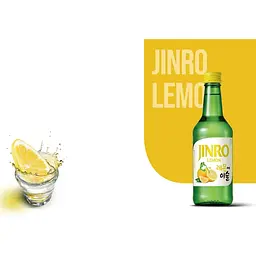 Соджа Jinro Lemon 13% 20 шт. х 360 мл - миниатюра 3