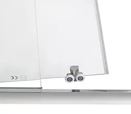 Душові двері в нішу Qtap Taurus CRM2013-14.C6 130-140x200 см, скло Clear 6 мм, покриття CalcLess (TAUCRM201314C6) - мініатюра 5