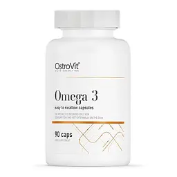 Омега-3 OstroVit Omega 3 Easy to Swallow, 90 капсул для підтримки серцево-судинної системи