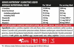 Карнітин Genius Nutrition iCarnitine Liquid 100000 Апельсин 1000 мл - мініатюра 2