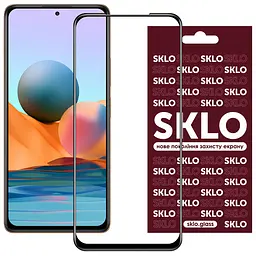 Захисне скло SKLO 3D для Xiaomi Redmi Note 10 Pro Чорний