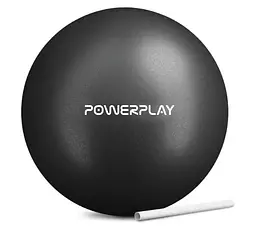 М'яч для пілатесу, йоги та реабілітації PowerPlay PP_4415 Body Shape Ball 22 см Чорний (PP_4415_Black) - мініатюра 2