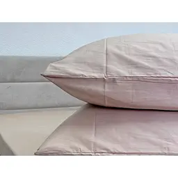 Наволочка Ecotton Shifting Sand сатин 50х70 см 2 шт. бежева (24741) - мініатюра 4
