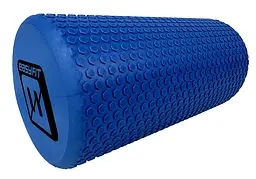 Масажний ролик EasyFit Foam Roller 30 см Синій - мініатюра 3