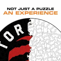 Дерев'яний пазл Toronto Raptors Iconic Puzzles NBA M, 270 деталей офіційний логотип Торонто Репторз подарунковий набір (SKU-301) - мініатюра 5