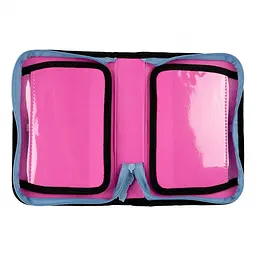 Пенал-книжка з двома відворотами, 21х13х4 см Pink and Blue HP-04 1 Вересня 533456 - мініатюра 2