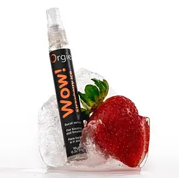 Спрей Orgie WOW! STRAWBERRY ICE - для орального сексу, 10 мл - мініатюра 2