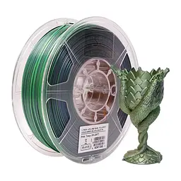 Пластик для 3D-принтера eSUN ePLA-Silk Mystic 1.75 мм 1kg GoldGreenBlack (EPLA-SILKMYSTIC-P175JGB1)