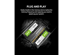 Пам'ять для ноутбуків Acer 16 GB SO-DIMM DDR4 3200 MHz SD100 (BL.9BWWA.213) - мініатюра 6