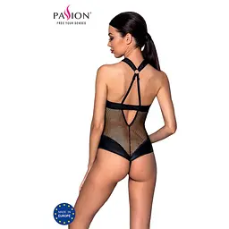 Сітчастий боді з халтером Passion Amanda Body S/M, black - мініатюра 2
