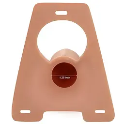 Страпон порожнистий LoveToy Unisex Hollow Strap-On Rodeo G 20.3 см тілесний - мініатюра 5