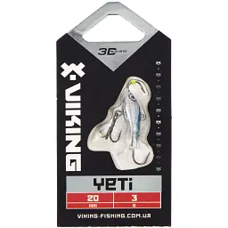 Балансир Viking Fishing Yeti Ice Jig 20mm 3.0g #11 Anchovy - мініатюра 2