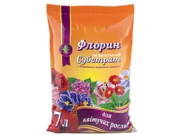 Субстрат ФЛОРИН 7л торф'яний "Квiтучих"