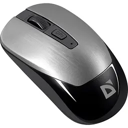 Мишка Defender Wave MM-995, бездротова, 4 кн. до 1600 dpi, безшумна, сіра - мініатюра 4