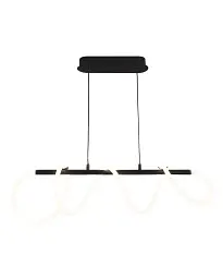 Підвісний світильник, люстра Goldlux 329080 Emma Led 1x38W 4000K 4450Lm IP20 Чорний - мініатюра 2
