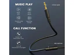 Навушники з мікрофоном OneOdio Studio Hifi Black - мініатюра 6