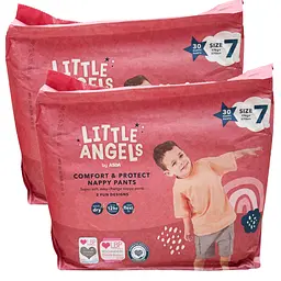 Підгузки-трусики Little Angels Comfort & Protect 7 (17+ кг), 60 шт