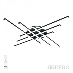 Світлодіодний накладний світильник Ardero AL6187ARD QUEST 110Вт чорний - мініатюра 2
