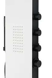 Душова панель Corsan Duo black white A777MWHBL, Білий - мініатюра 2