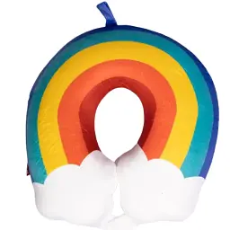Подушка для шиї Yiwu Rainbow U-подібна Memory Foam 30х30 см синя