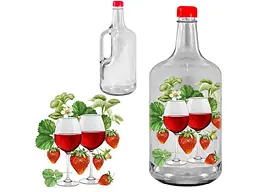 Бутиль FARGLASS 1,75л з кришкою